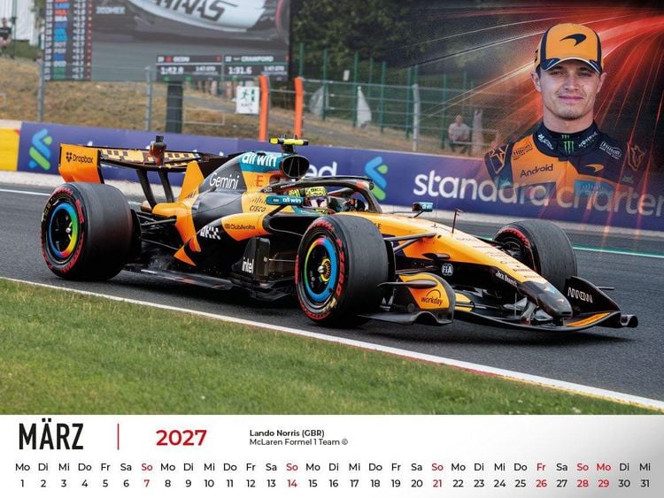 Produktbild: Formel 1 World Championship Kalender 2027