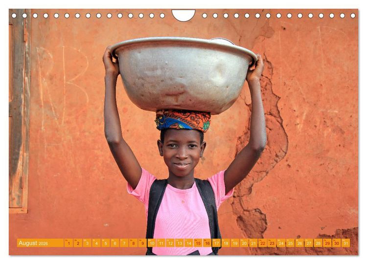 Produktbild: Westafrika Menschen 2026 (Wandkalender 2026 DIN A4 quer), CALVENDO Monatskalender