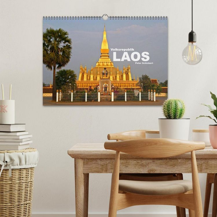 Produktbild: Volksrepublik Laos (Wandkalender 2026 DIN A3 quer), CALVENDO Monatskalender