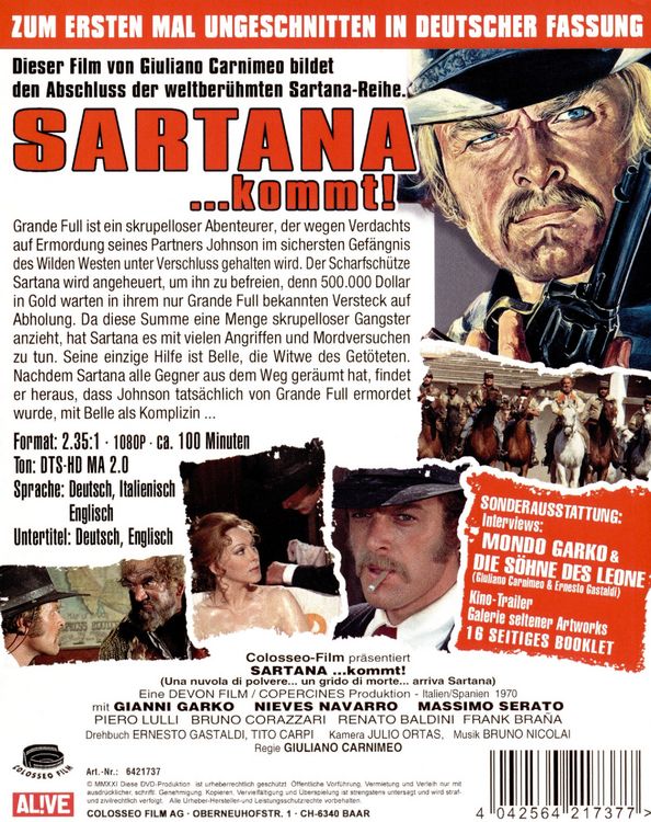 Produktbild: Sartana kommt (uncut)