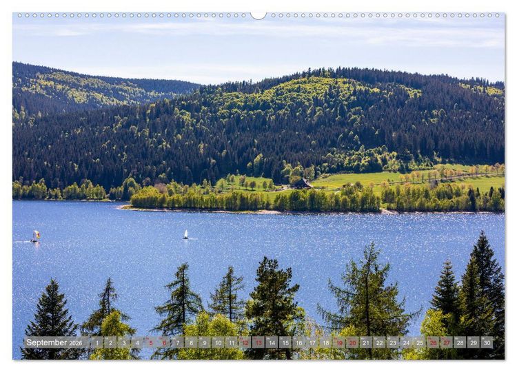 Produktbild: Ein Jahr im Schwarzwald (hochwertiger Premium Wandkalender 2026 DIN A2 quer), Kunstdruck in Hochglanz