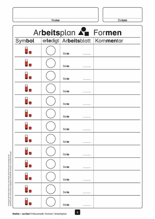 Produktbild: Mathe - na klar! Pr&auml;numerik: Formen