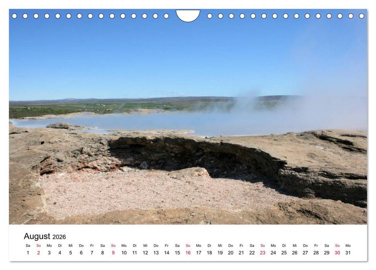 Produktbild: Der goldene Zirkel, Island (Wandkalender 2026 DIN A4 quer), CALVENDO Monatskalender