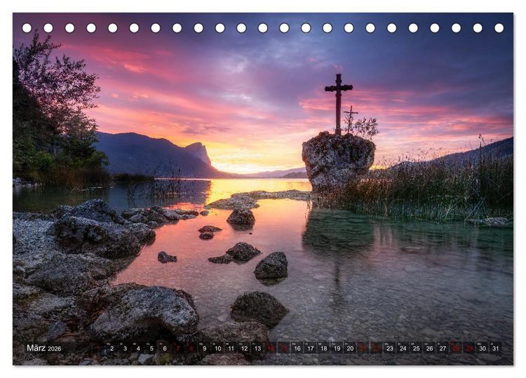 Produktbild: Zwischen Berg und Tal (Tischkalender 2026 DIN A5 quer), CALVENDO Monatskalender