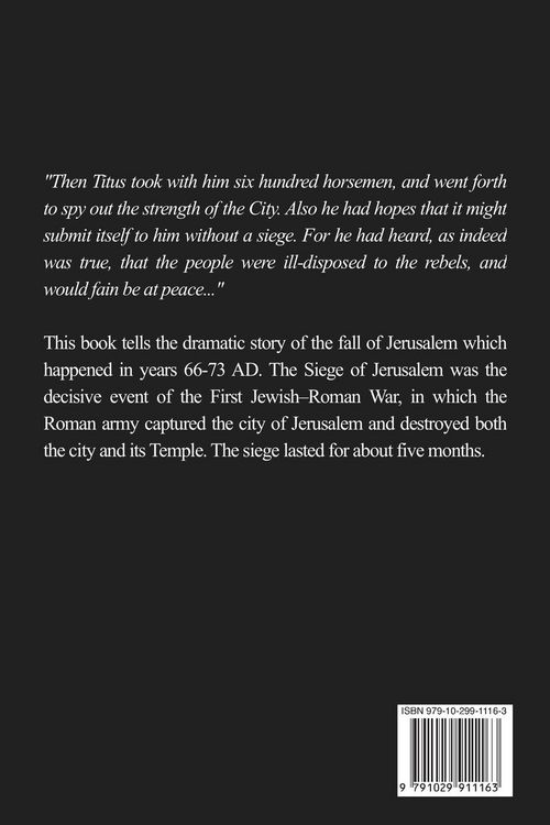 Produktbild: The story of the last days of Jerusalem