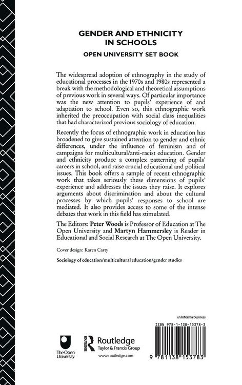 Produktbild: Gender and Ethnicity in Schools