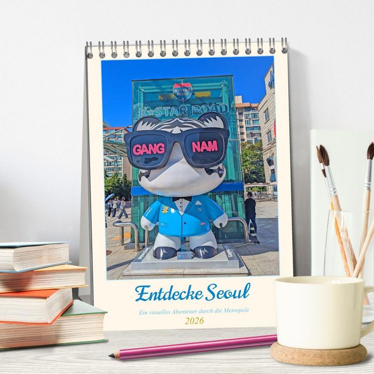 Produktbild: Entdecke Seoul (Tischkalender 2026 DIN A5 hoch), CALVENDO Monatskalender