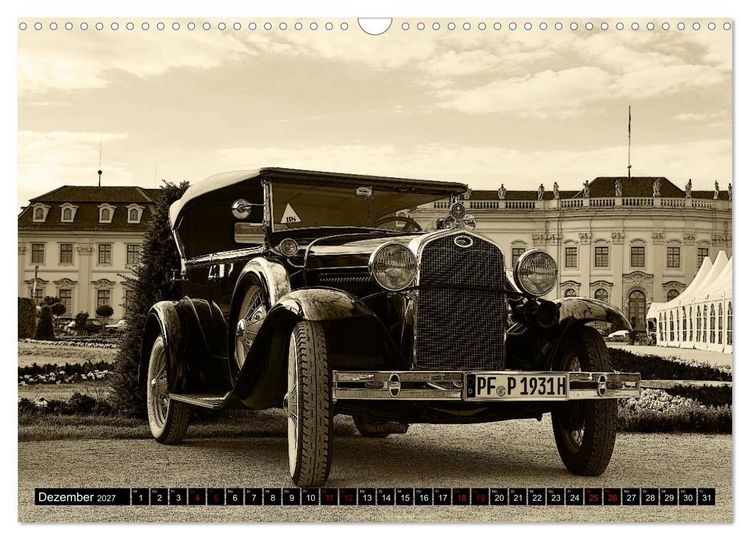 Produktbild: Klassische Automobile (Wandkalender 2027 DIN A3 quer), CALVENDO Monatskalender