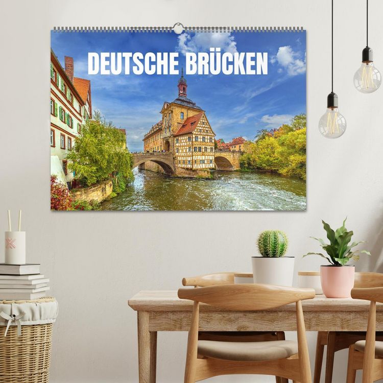 Produktbild: Deutsche Br&uuml;cken (Wandkalender 2026 DIN A2 quer), CALVENDO Monatskalender