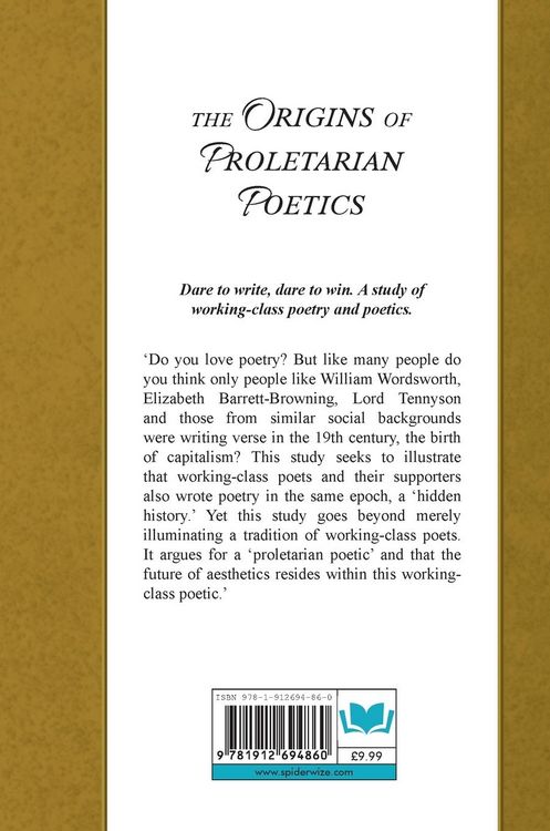 Produktbild: The Origins Of Proletarian Poetics