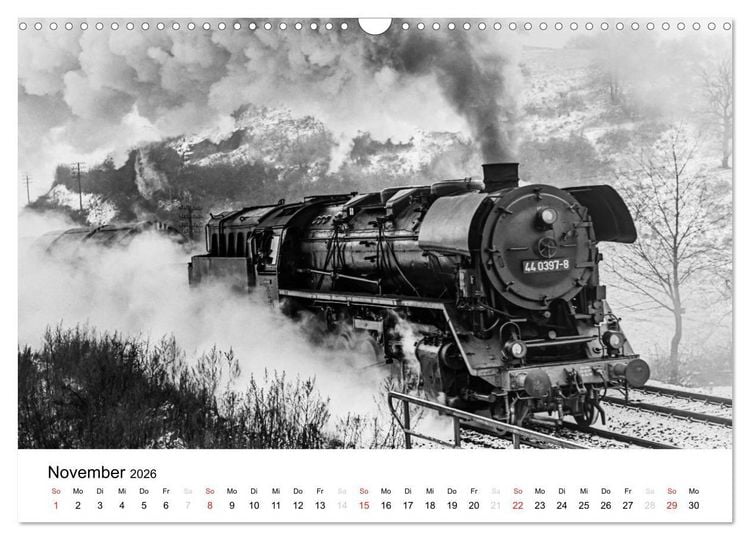 Produktbild: Dampfloks in der DDR (Wandkalender 2026 DIN A3 quer), CALVENDO Monatskalender