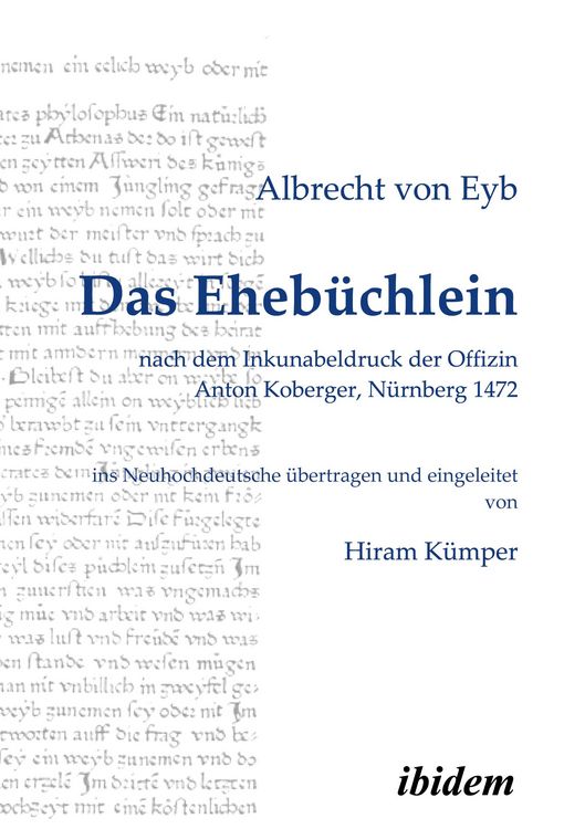 Produktbild: Das Eheb&uuml;chlein