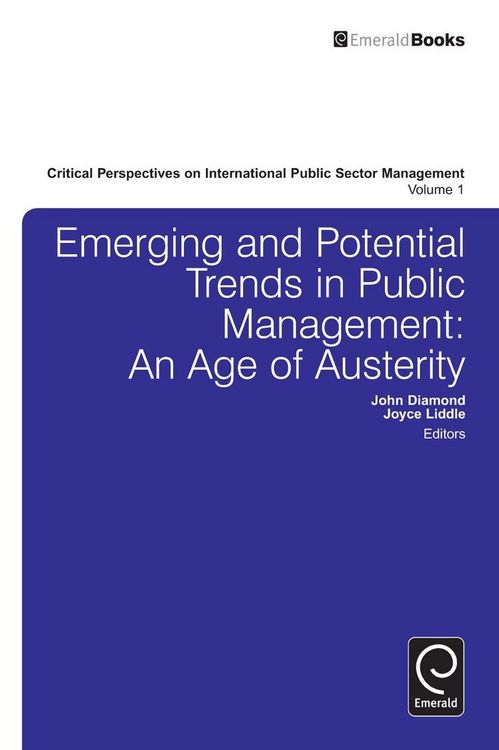 Produktbild: Emerging and Potential Trends in Public Management