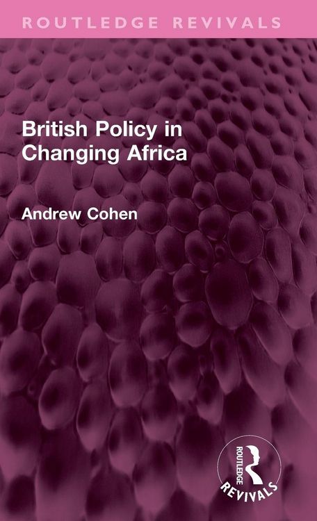 Produktbild: British Policy in Changing Africa