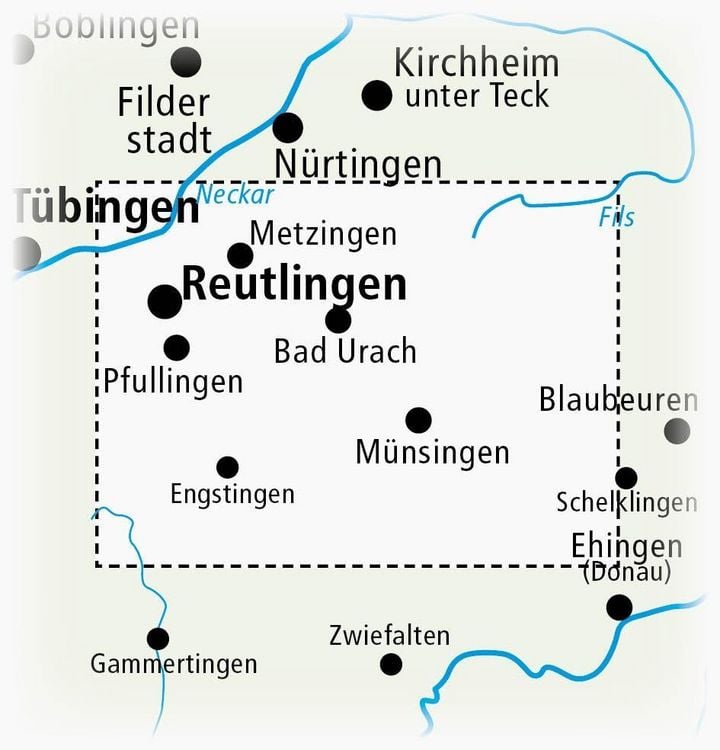 Produktbild: Biosph&auml;rengebiet Schw&auml;bische Alb, Bad Urach - M&uuml;nsingen - Re