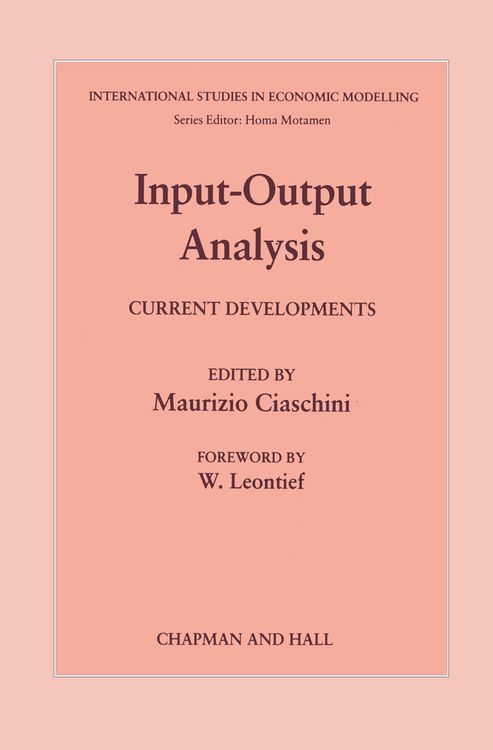 Produktbild: Input-Output Analysis