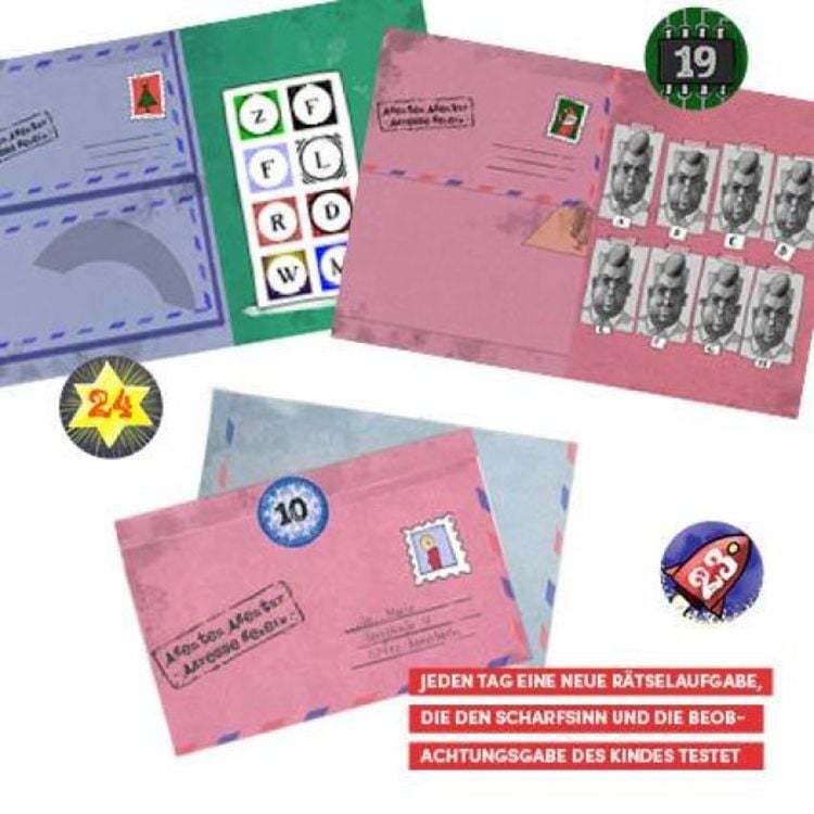 Produktbild: Nachwuchsagenten gesucht! 24 Briefe vom Geheimdienst. Adventskalender-Post zum R&auml;tseln, Kombinieren und Knobeln