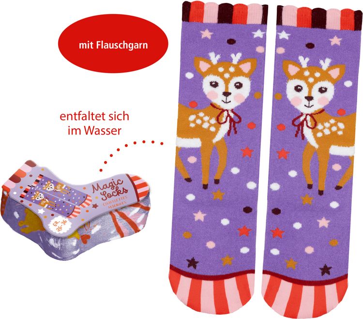 Produktbild: Magic Socks - Wintertiere im Weihn. (one size), sort.i.D.