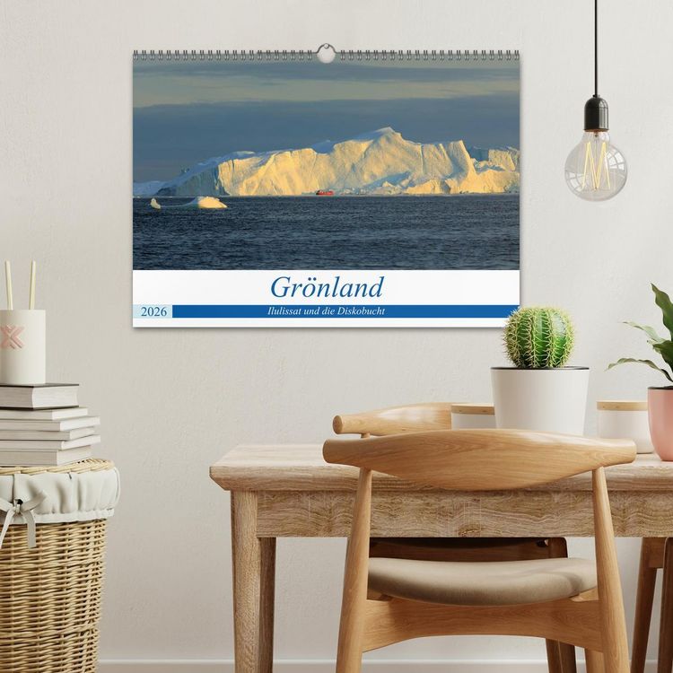 Produktbild: Gr&ouml;nland - Ilulissat und die Diskobucht (Wandkalender 2026 DIN A3 quer), CALVENDO Monatskalender
