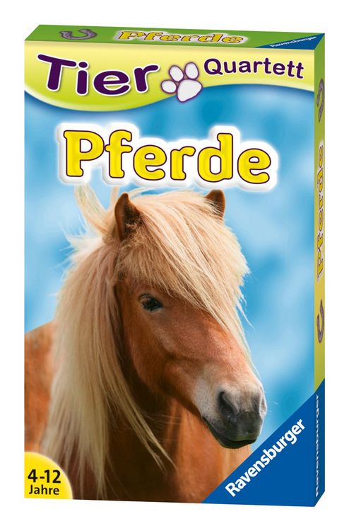 Produktbild: Tierquartett Pferde - Kartenspiel ab 4 Jahre