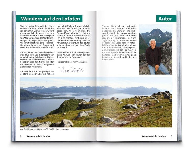 Produktbild: KOMPASS Wanderf&uuml;hrer Lofoten, Vester&aring;len und Senja, 70 Touren mit Extra-Tourenkarte