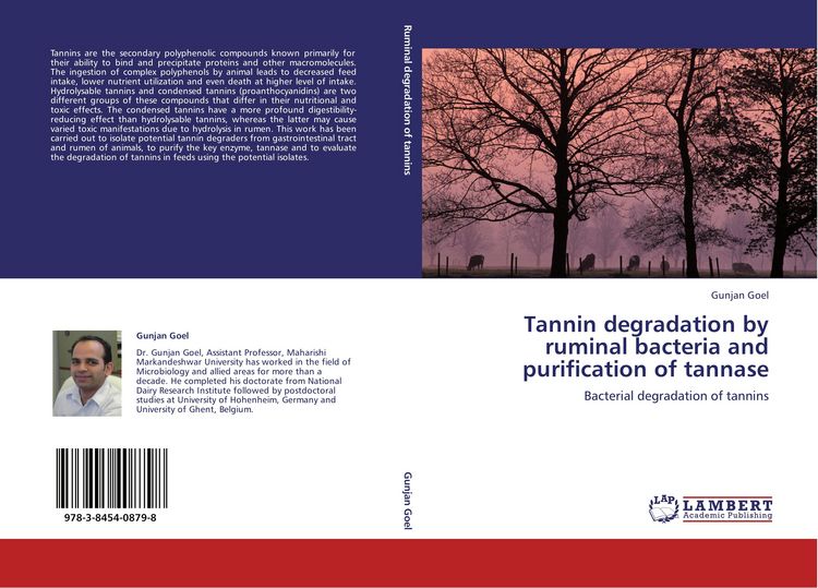 Produktbild: Tannin degradation by ruminal bacteria and purification of tannase