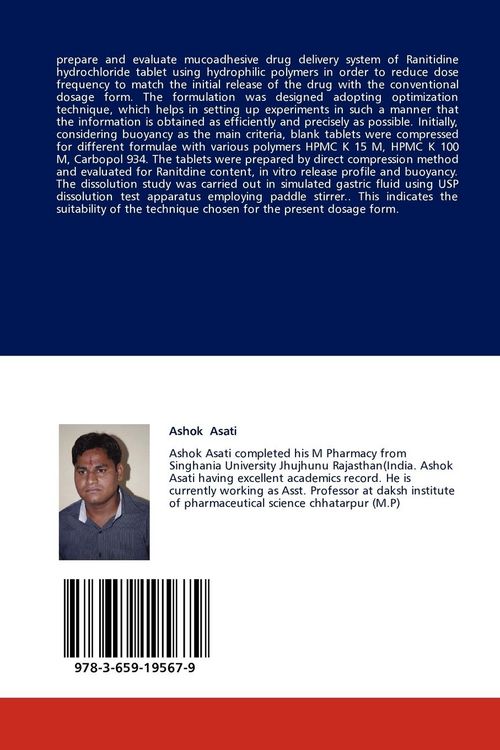 Produktbild: Formulation and Characterization of Ranitidine Hydrochloride