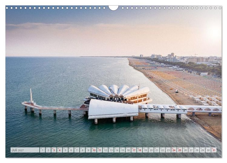 Produktbild: Lignano in Italien. Sommer Strand und Meer (Wandkalender 2027 DIN A3 quer), CALVENDO Monatskalender