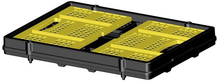 Produktbild: STANLEY SXWTD-FT505 Klappbox (L x B x H) 568 x 410 x 272mm Schwarz, Gelb 1St.