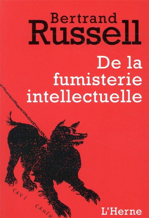 Produktbild: De la fumisterie intellectuelle