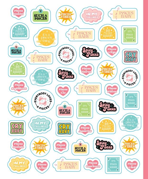 Produktbild: So. Many. Astrology Stickers.