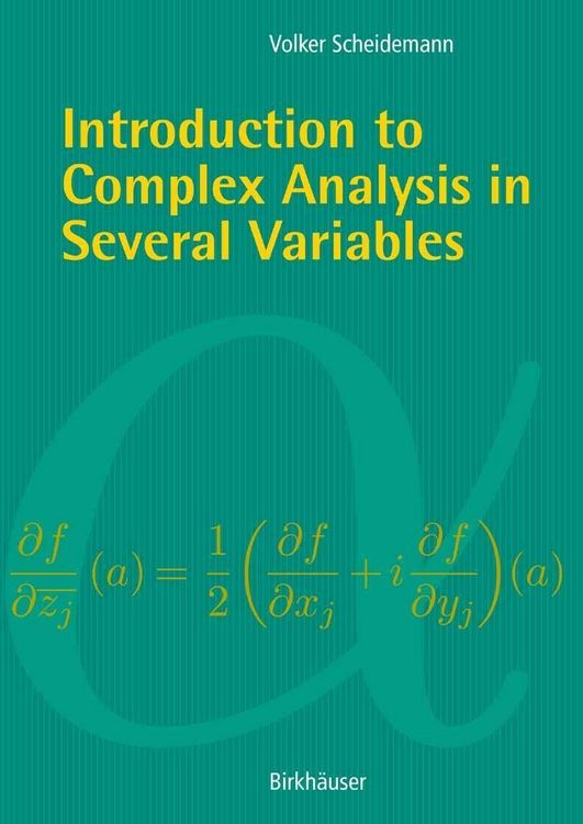 Produktbild: Introduction to Complex Analysis in Several Variables