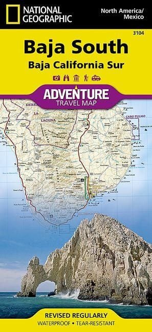 Produktbild: Baja South: Baja California Sur Map [Mexico]