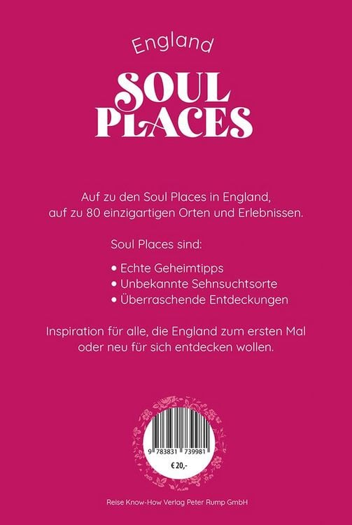 Produktbild: Soul Places England &ndash; Die Seele Englands sp&uuml;ren