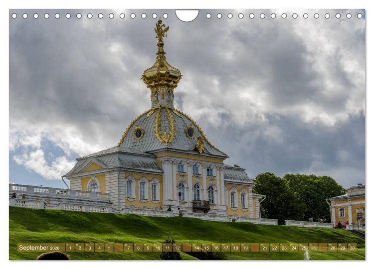 Produktbild: St. Petersburg - Alles Gold was gl&auml;nzt (Wandkalender 2026 DIN A4 quer), CALVENDO Monatskalender