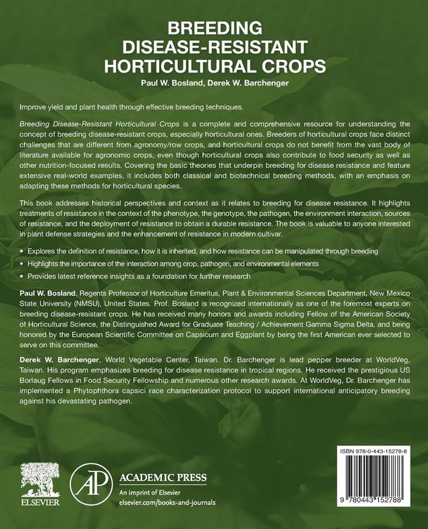 Produktbild: Breeding Disease-Resistant Horticultural Crops