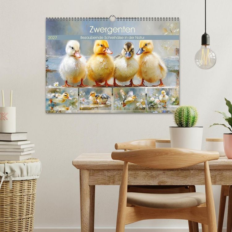 Produktbild: Zwergenten. Bezaubernde Schreih&auml;lse in der Natur (Wandkalender 2027 DIN A3 quer), CALVENDO Monatskalender