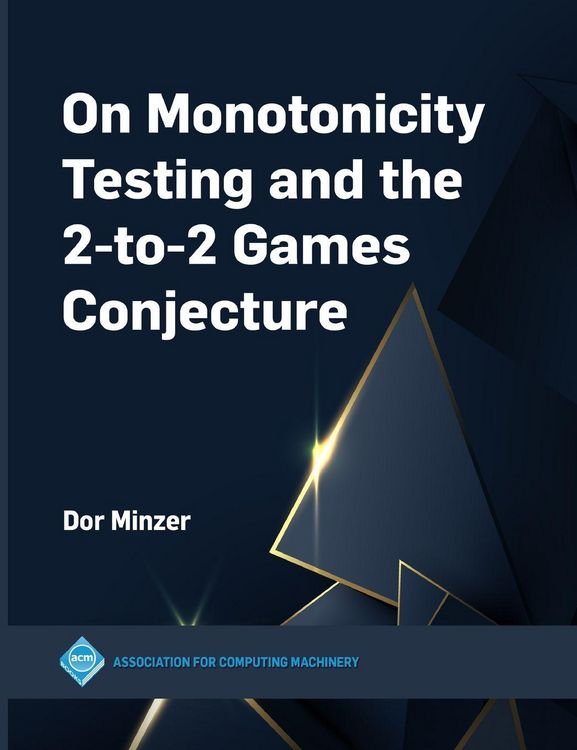 Produktbild: On Monotonicity Testing and the 2-to-2 Games Conjecture