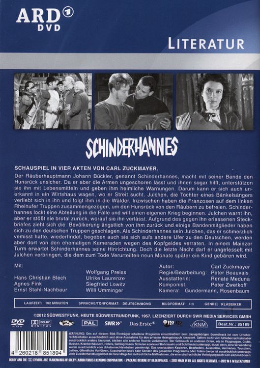 Produktbild: Schinderhannes