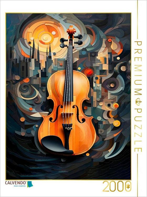 Produktbild: CALVENDO Puzzle Die Geige | 2000 Teile Lege-Gr&ouml;&szlig;e 90x67cm Foto-Puzzle f&uuml;r gl&uuml;ckliche Stunden