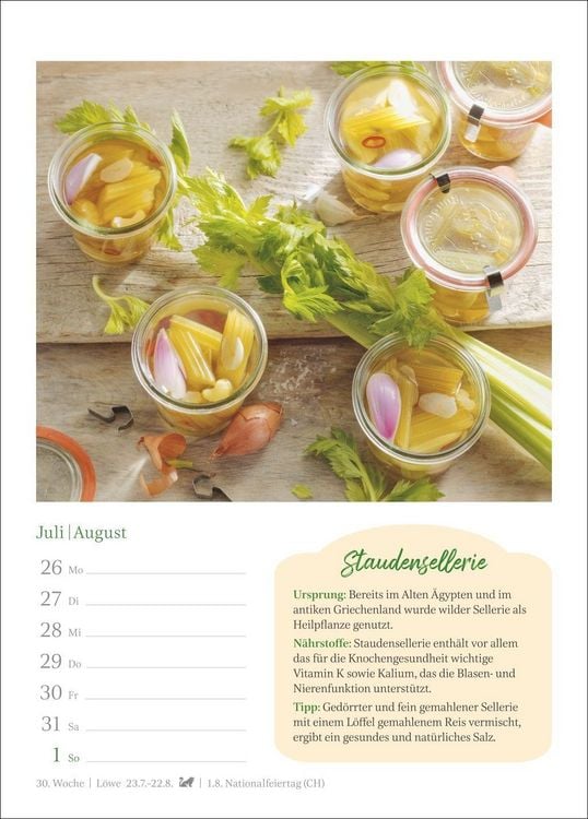 Produktbild: Der kleine K&uuml;chenkalender Wochenkalender 2027 - Wochenkalender mit praktischen Tipps