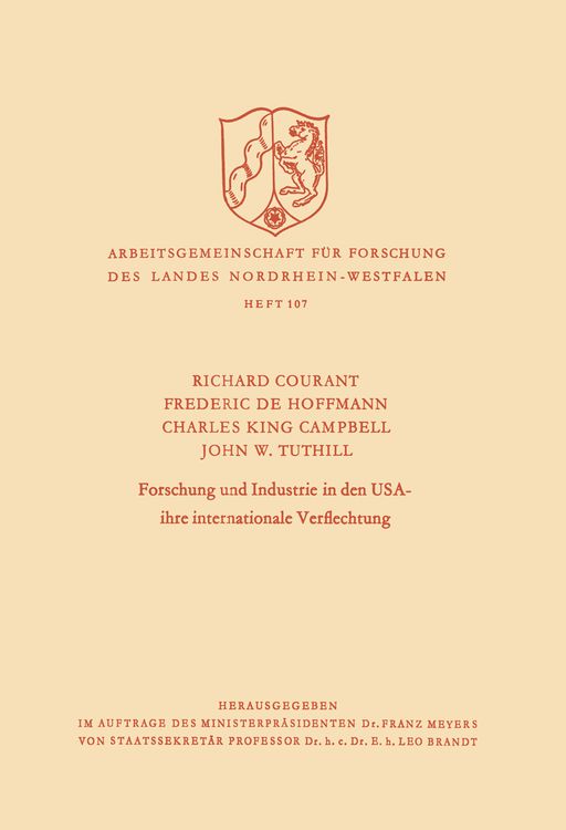Produktbild: Forschung und Industrie in den USA - ihre internationale Verflechtung