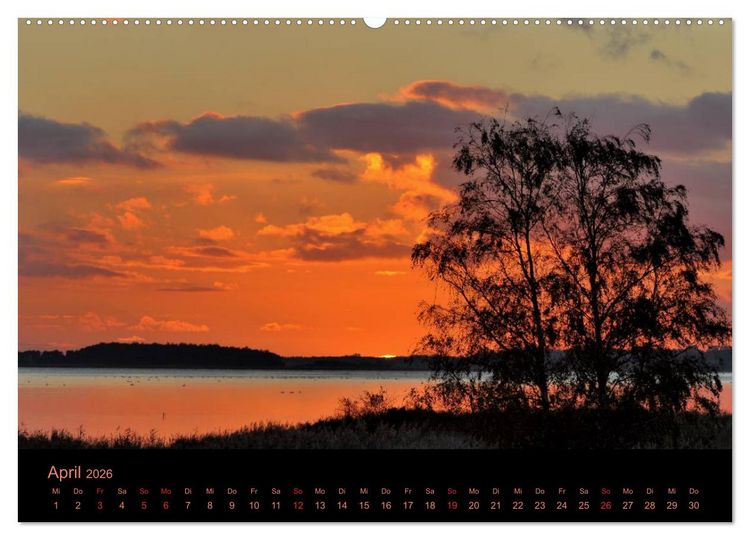Produktbild: Sonnenuntergang (Wandkalender 2026 DIN A2 quer), CALVENDO Monatskalender
