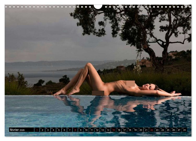 Produktbild: Saint-Tropez Les paysages et le nu (Calendrier mural 2026 DIN A3 vertical), CALVENDO calendrier mensuel