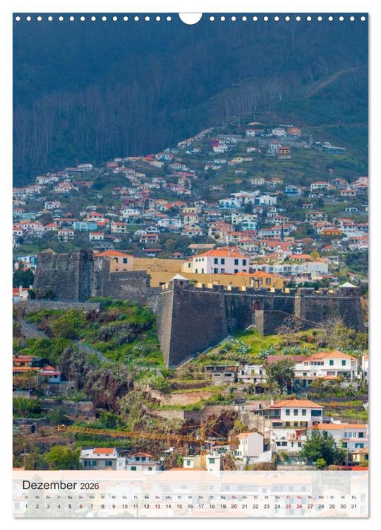 Produktbild: Madeira - Natur und Geschichte (Wandkalender 2026 DIN A3 hoch), CALVENDO Monatskalender