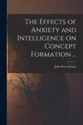 Produktbild: The Effects of Anxiety and Intelligence on Concept Formation ...