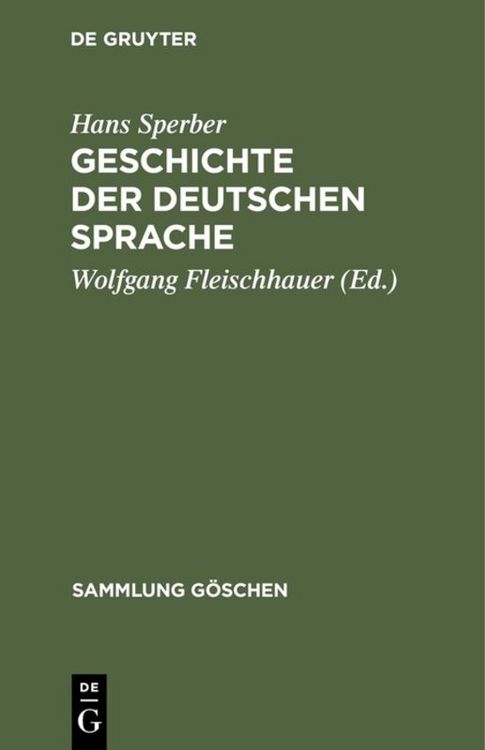 Produktbild: Geschichte der deutschen Sprache