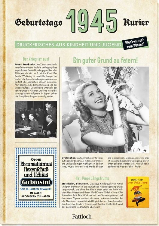 Bild vom Artikel 1945 - Geburtstagskurier vom Autor Ute Wielandt