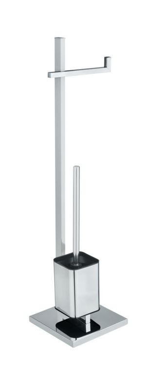 Produktbild: Stand WC-Garnitur Mod. Quadro, aus Edelstahl