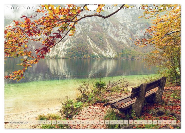 Produktbild: Slowenische Landschaften (Wandkalender 2026 DIN A4 quer), CALVENDO Monatskalender